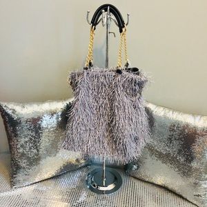 Shaggy Grey Bag